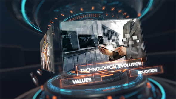 Digital Technology Intro - VideoHive 10637865