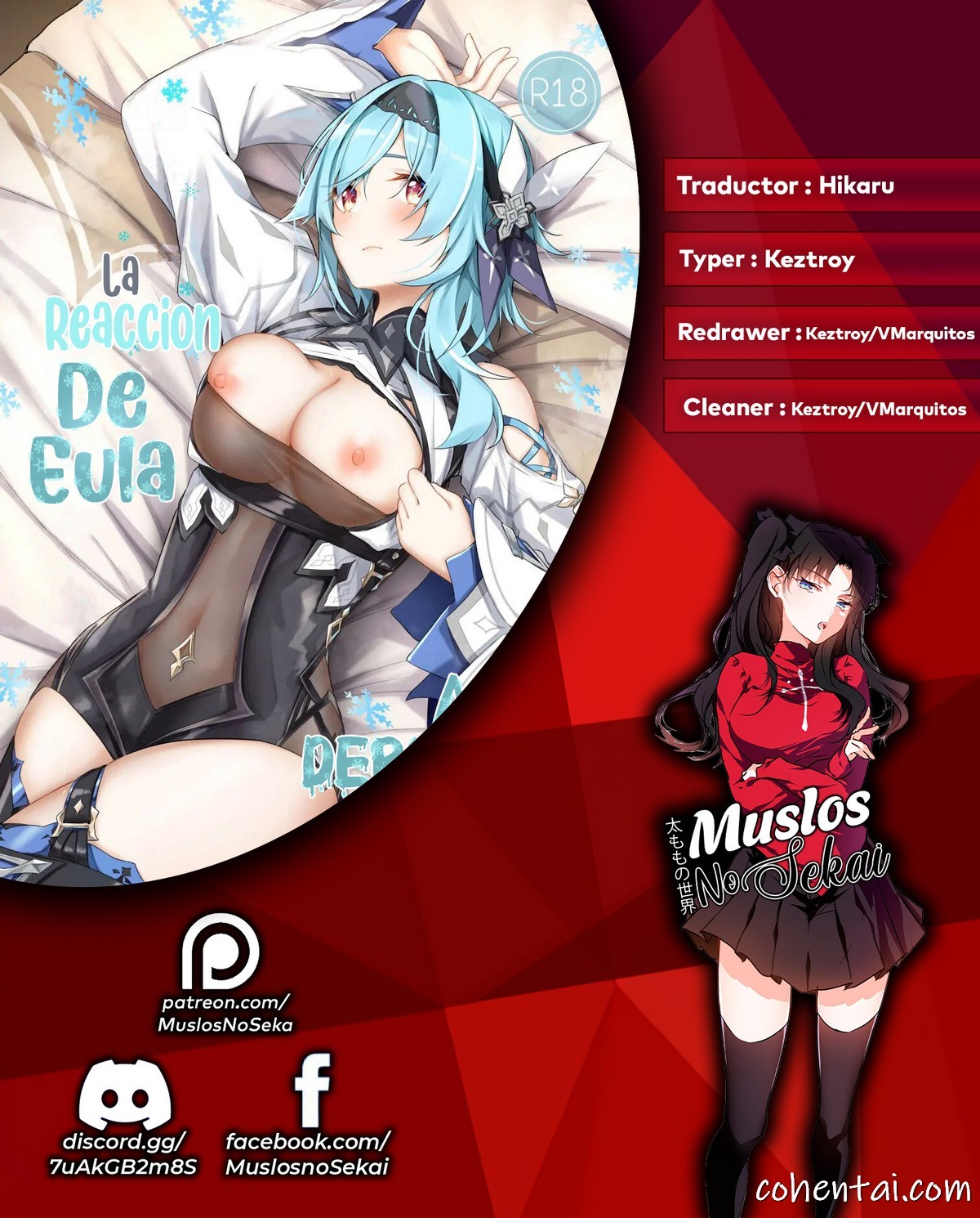 Eula no Youkai Hannou (Genshin Impact) xxx comics manga porno doujin hentai español sexo 