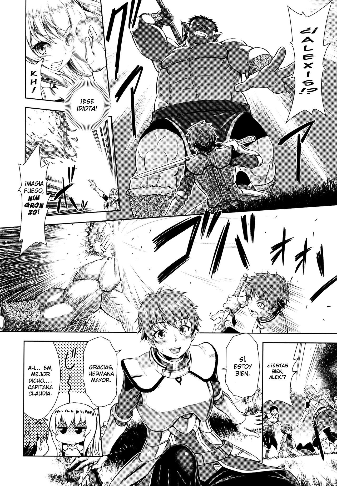 [Yamada Gogogo] Erona -Orc no Inmon ni Okasareta Onna Kishi no Matsuro-  Erona -La Caída de una Hermosa Guerrera Maldecida con la Lasciva Marca de un Orco + Epílogo [Spanish] {meiwow + k