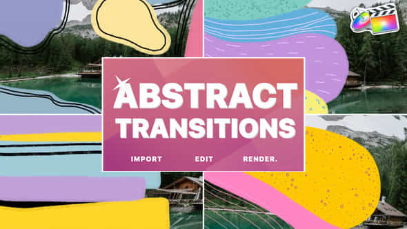 Abstract Colorful Seamless Transitions Fcpx - VideoHive 48843662