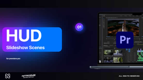 Hud Slideshow Scenes Vol 01 For Premiere Pro - VideoHive 50212103