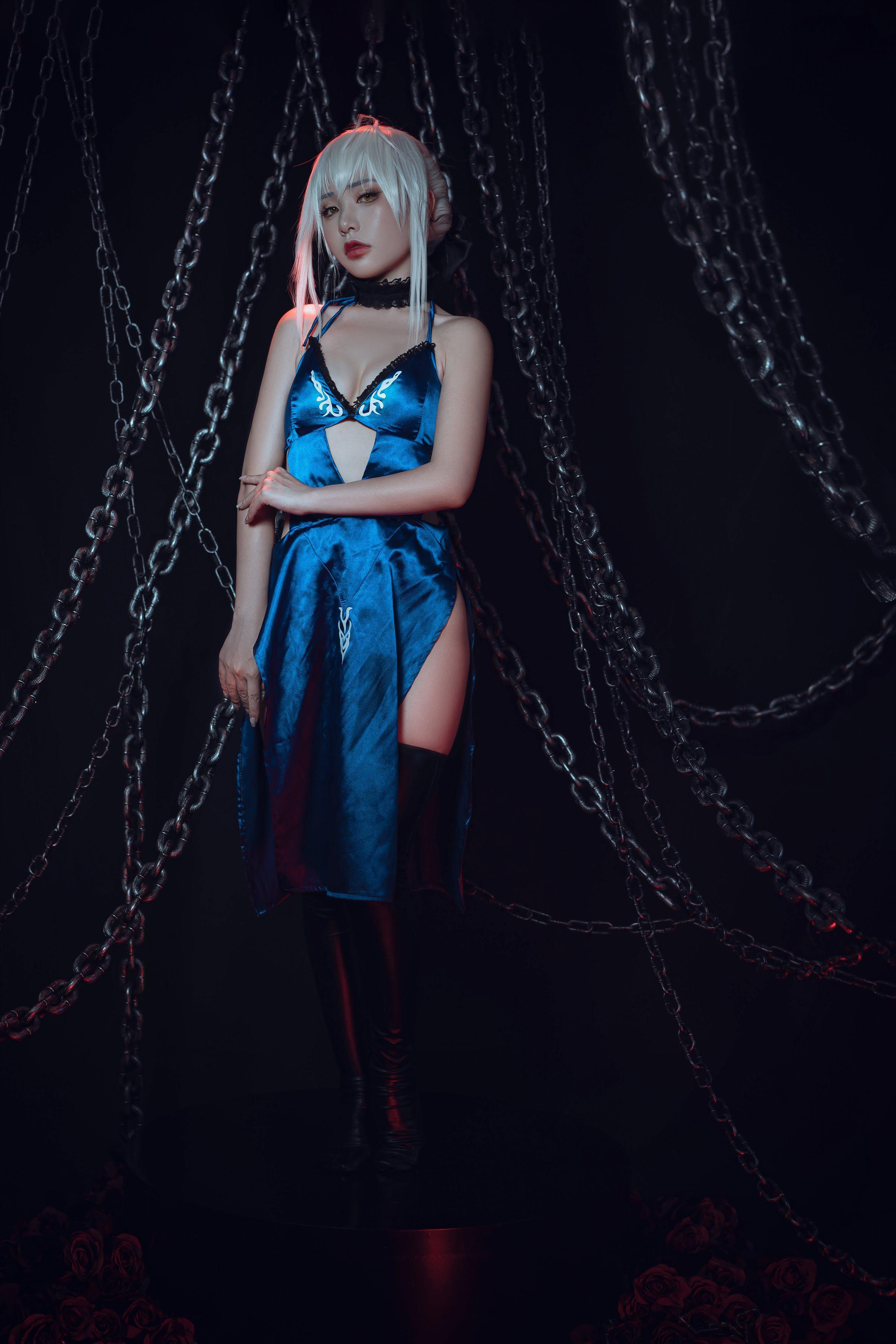 爆机少女喵小吉 Nekokoyoshi - 七月 Fate stay night 黑呆 - Saber Alter(16)