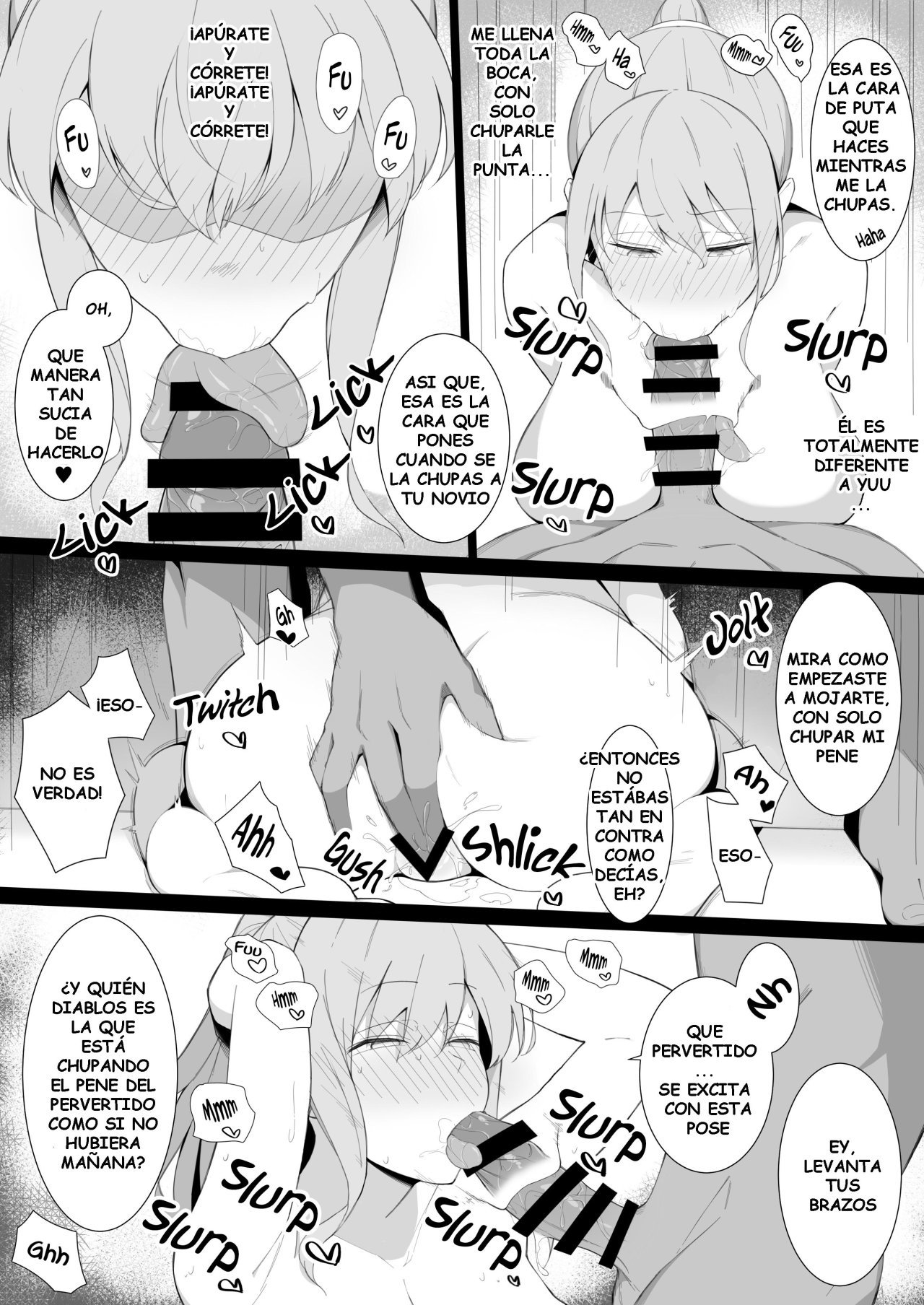 [Namahamu Sando] Sukebe ni Ochite iku [Spanish]