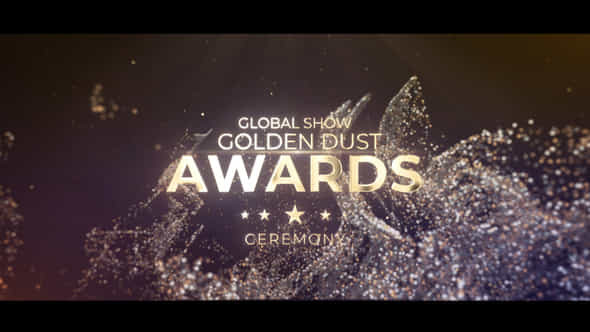 Golden Dust Awards Luxury Ceremony Celebration Opener - VideoHive 59018464