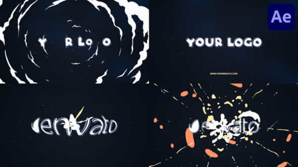 Explosion Space Logo - VideoHive 46833055