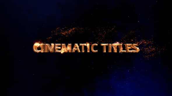 Cinematic Titles - VideoHive 43342827