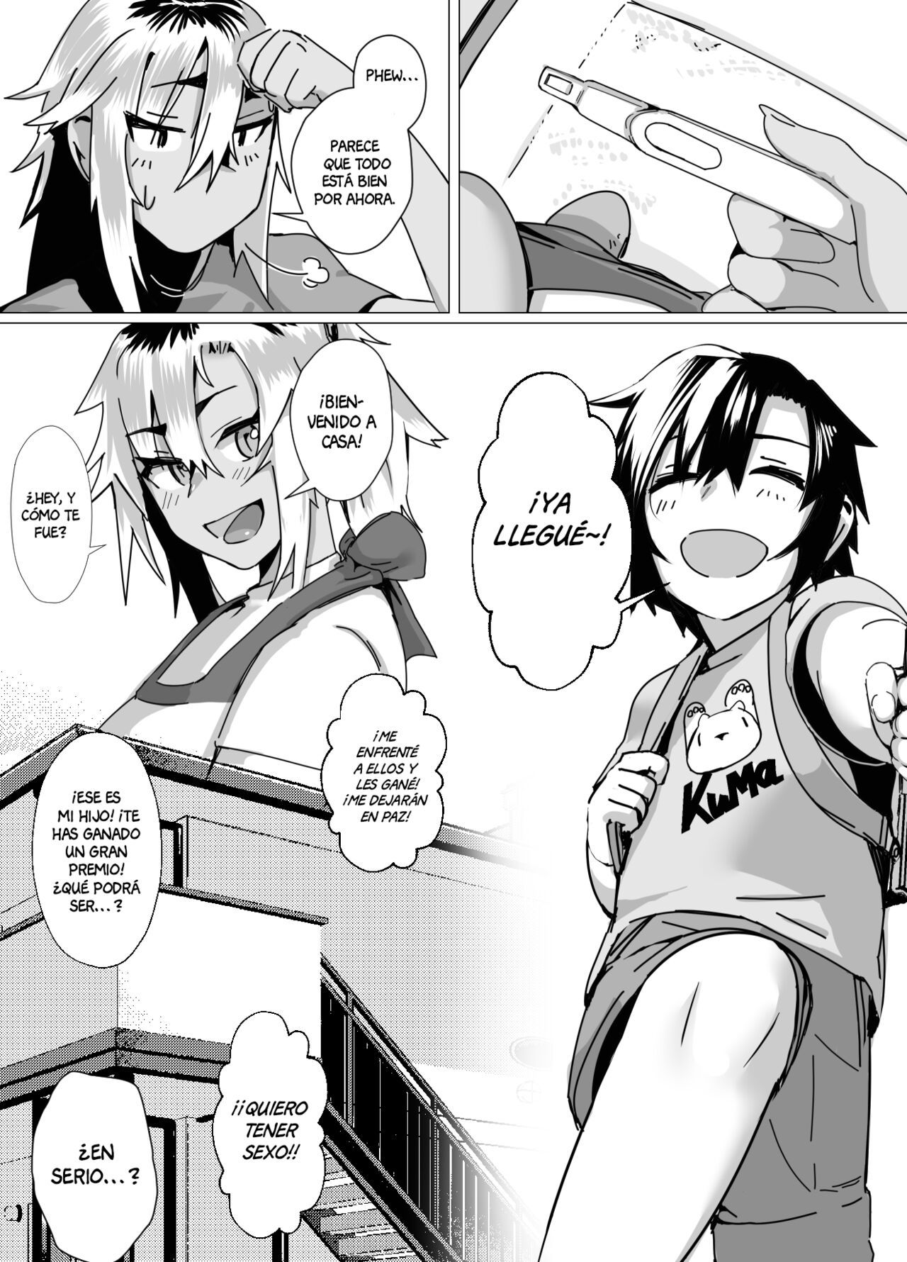 [strike back] Miwaku no Yanmama Ecchi na Kosodate Hisshouhou  La Increíble Mamá Gyaru y su Exitoso Método de Enseñanza Sexual [Spanish] [Pildora Roja Traducciones]