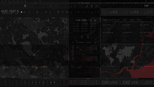 Hud Covert Operations Satellite 6 - VideoHive 52275664