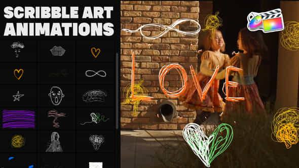 Scribble Art Animations - VideoHive 36271133