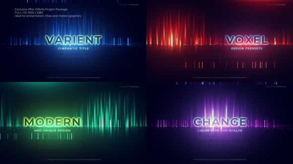 Varient Cinematic Titles - VideoHive 31104461