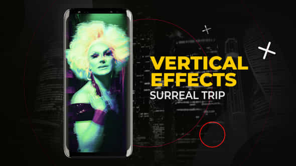 Vertical Surreal Interference Effects - VideoHive 53904283