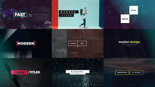 Quick Titles - VideoHive 20470704