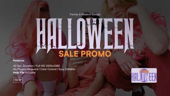 Halloween Sale Promo - VideoHive 48501664