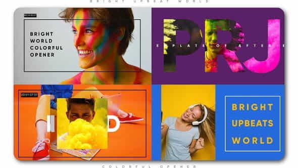 Bright Upbeat World Colorful Opener - VideoHive 21582648