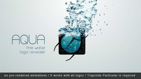 Aqua - The Water Logo - VideoHive 10497696