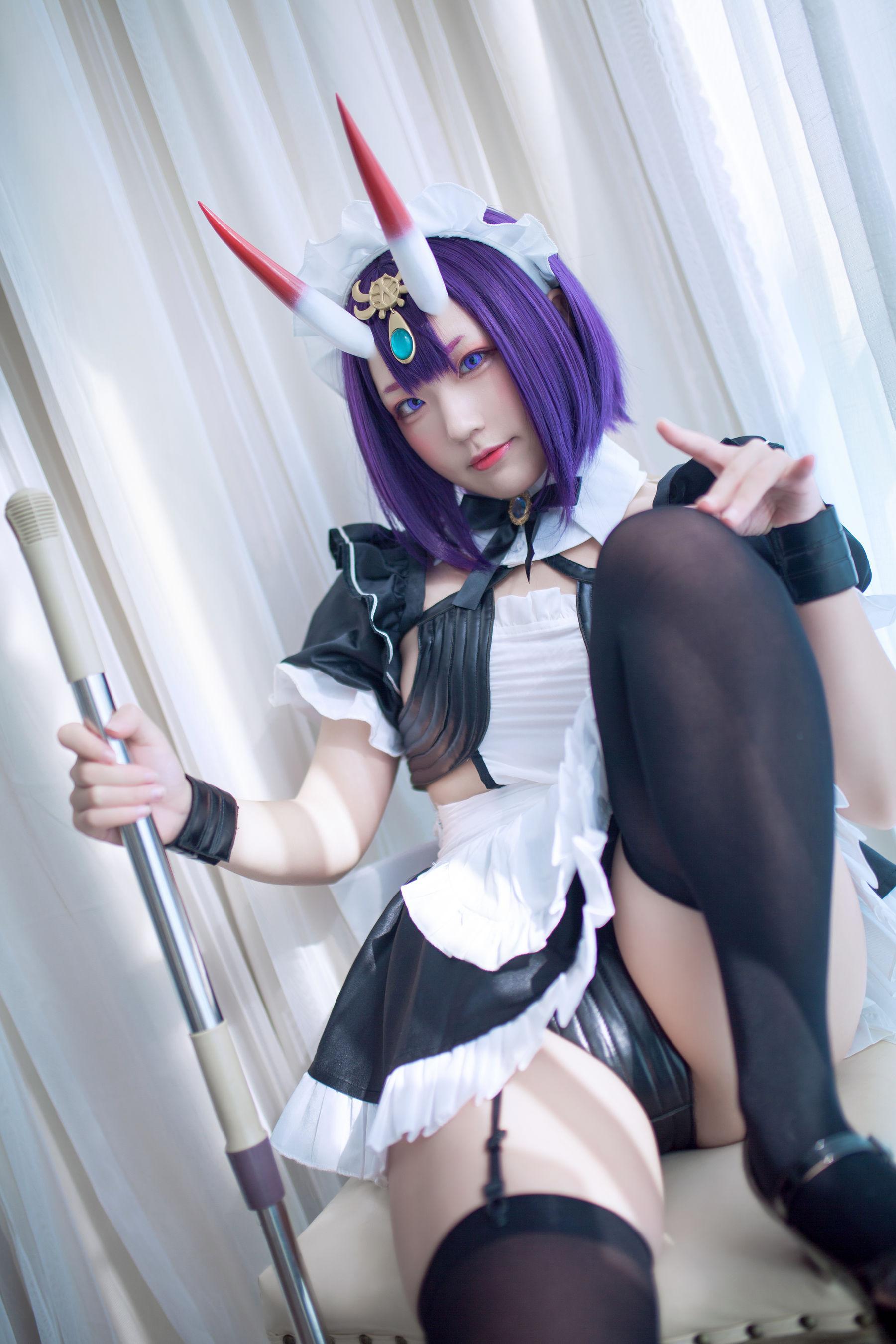 [网红COSER] 动漫博主Mime弥美 – 酒呑童子女仆(4)