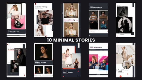 Minimal Stories - VideoHive 36340799