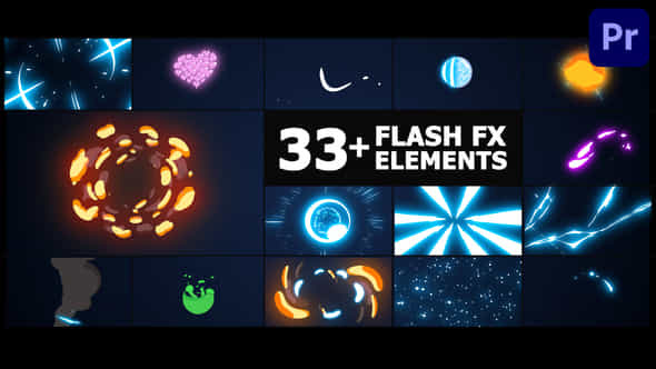 Flash FX Elements - VideoHive 38972128