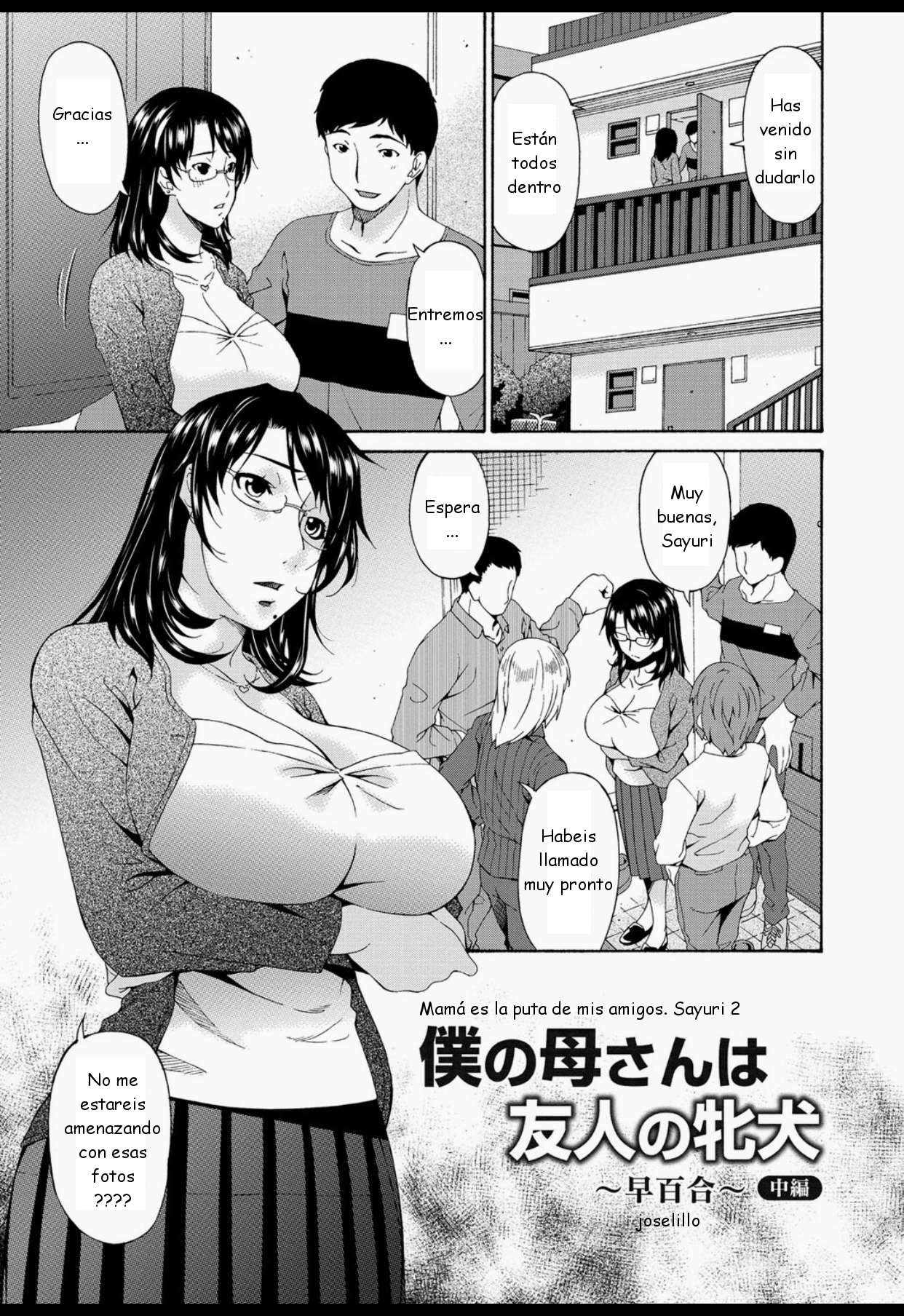 Mamá es la Puta de mis Amigos:Sayuri 2 Chapter-4 - 0