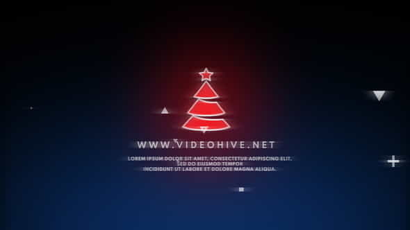 Christmas Glitch Logo - VideoHive 25009214
