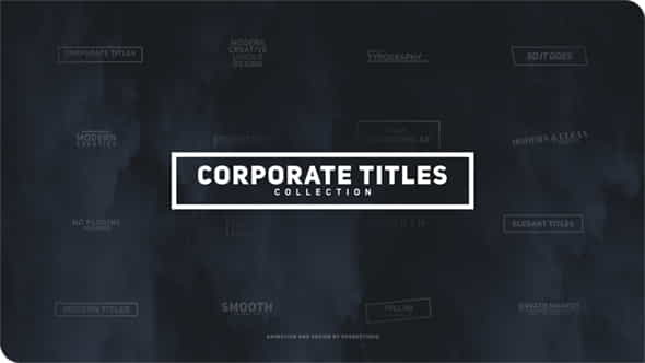Corporate Titles Pack - VideoHive 18142517