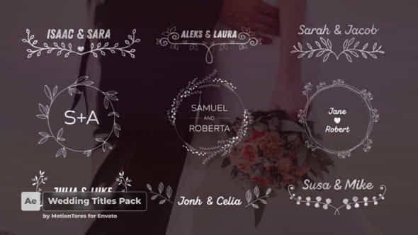35 Wedding Titles - VideoHive 21673746
