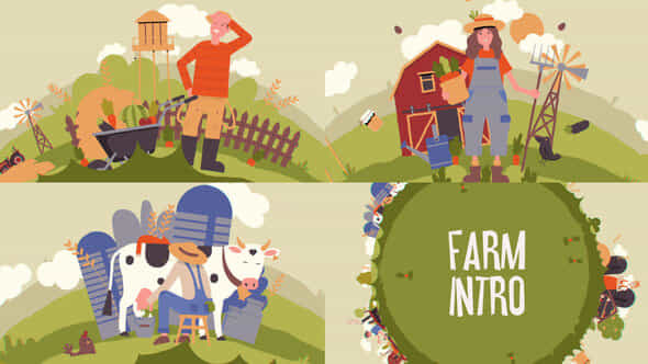Farm Intro - VideoHive 54049868