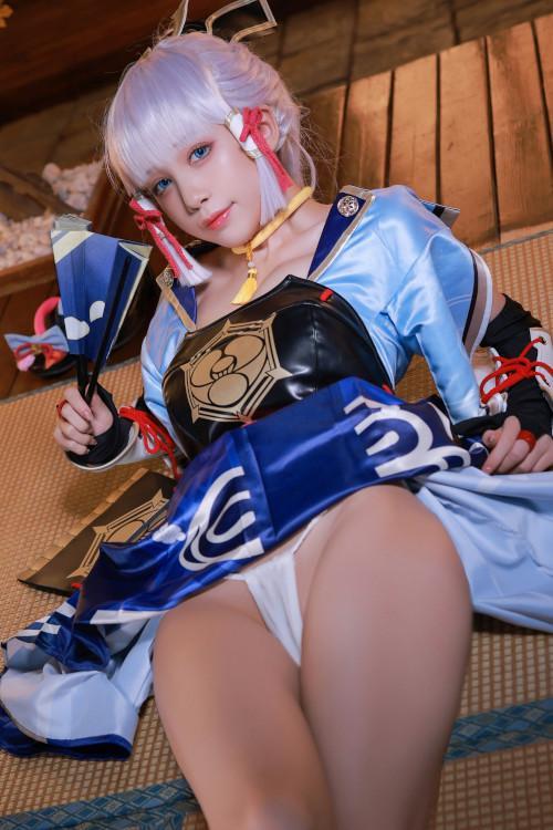 Cosplay 水淼Aqua 神里綾華 Kamisato Ayaka