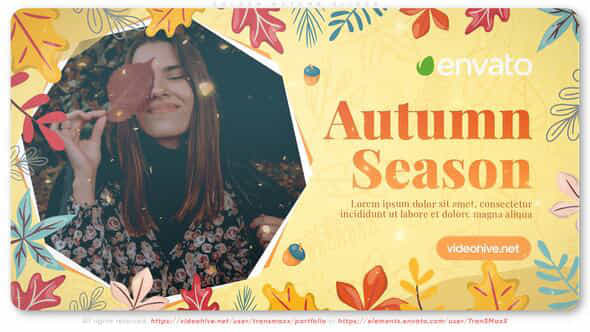 Golden Autumn Slides - VideoHive 48204178