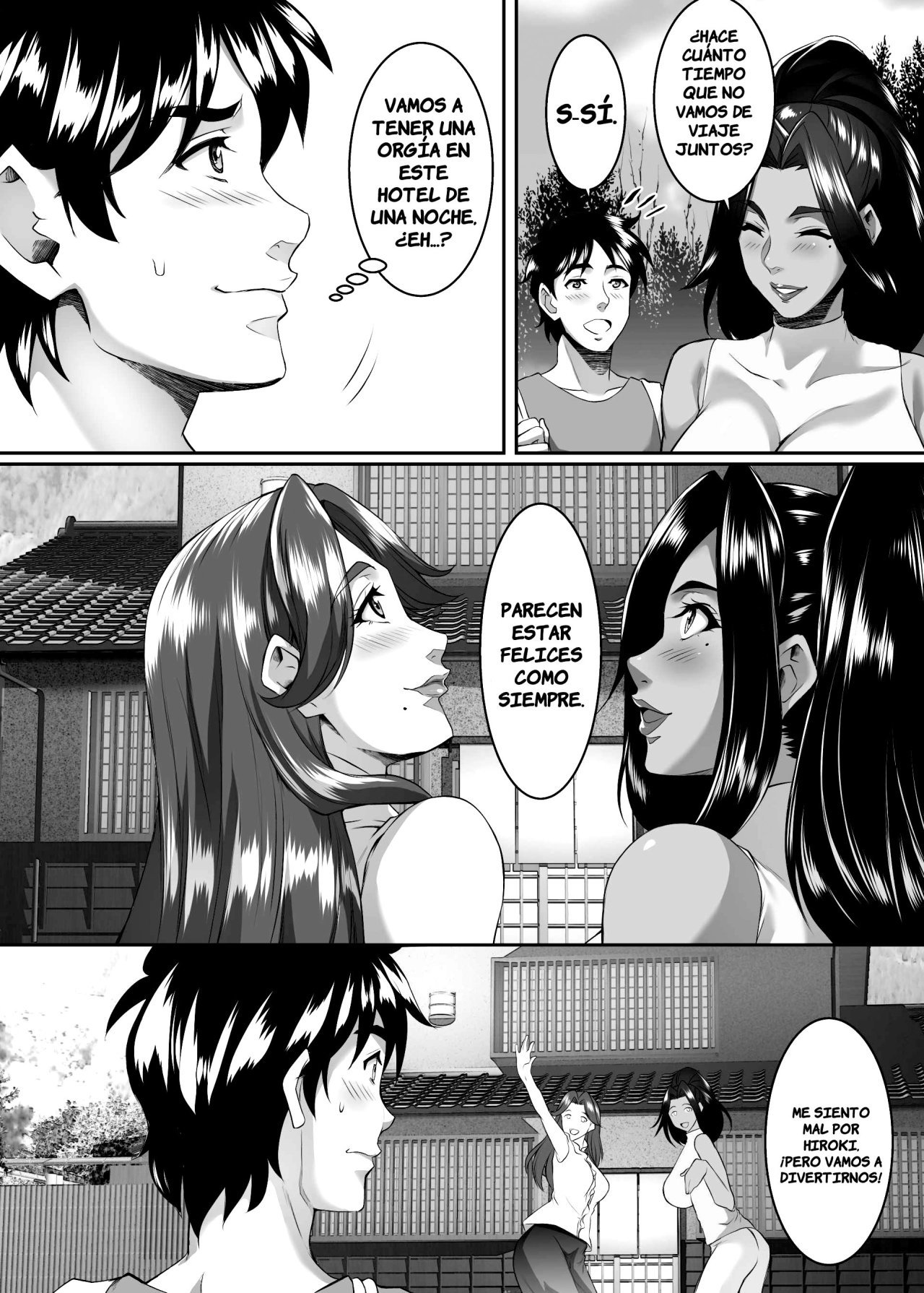 [SPRECHCHOR (Eguchi Chibi, Nintai Akira)] Omae no Kaa-chan, Ii Onna da yo na. Ch. 8 [Spanish] [Pyro] [Digital]