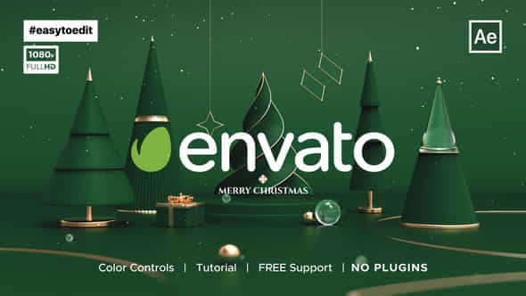 Christmas Logo - VideoHive 42155080