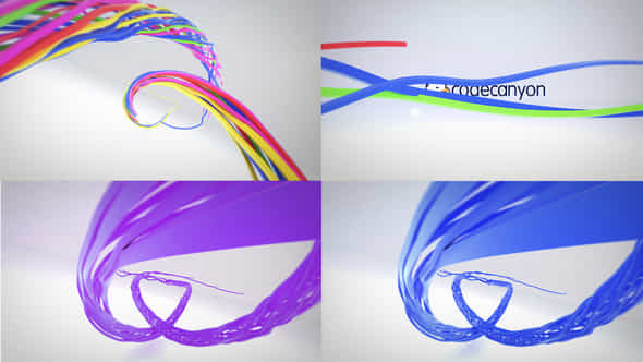 Colorful Ribbon Logo - VideoHive 22949767