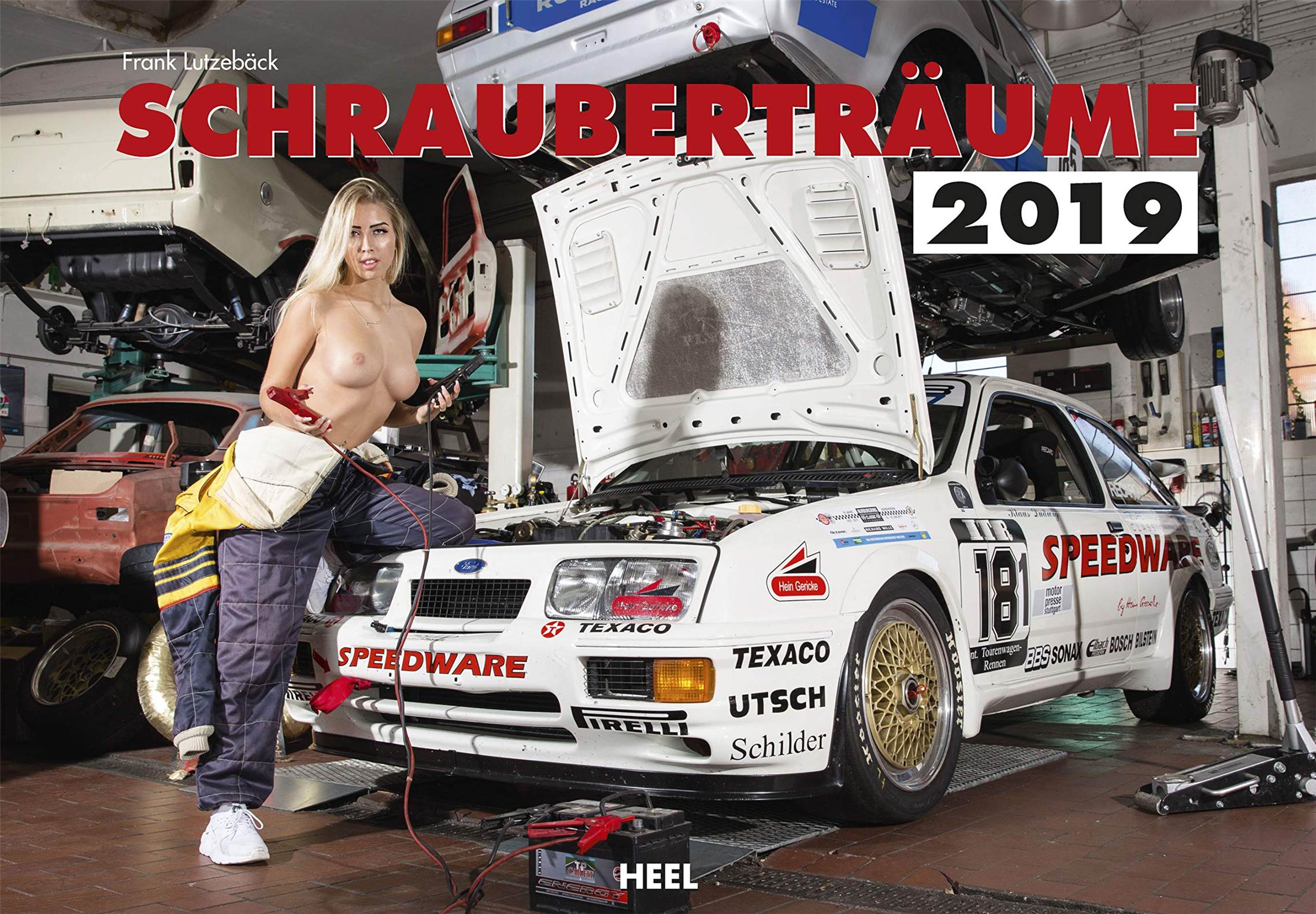 Сексуальные девушки ремонтируют автомобили / Schraubertraume / 2019 erotic calendar by Frank Lutzeback