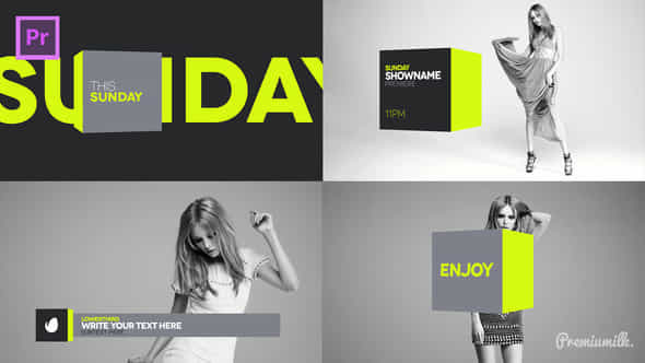 Broadcast Cube Package - VideoHive 21586403