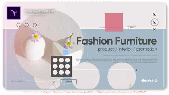 Fashion Furniture Promo - VideoHive 39052342