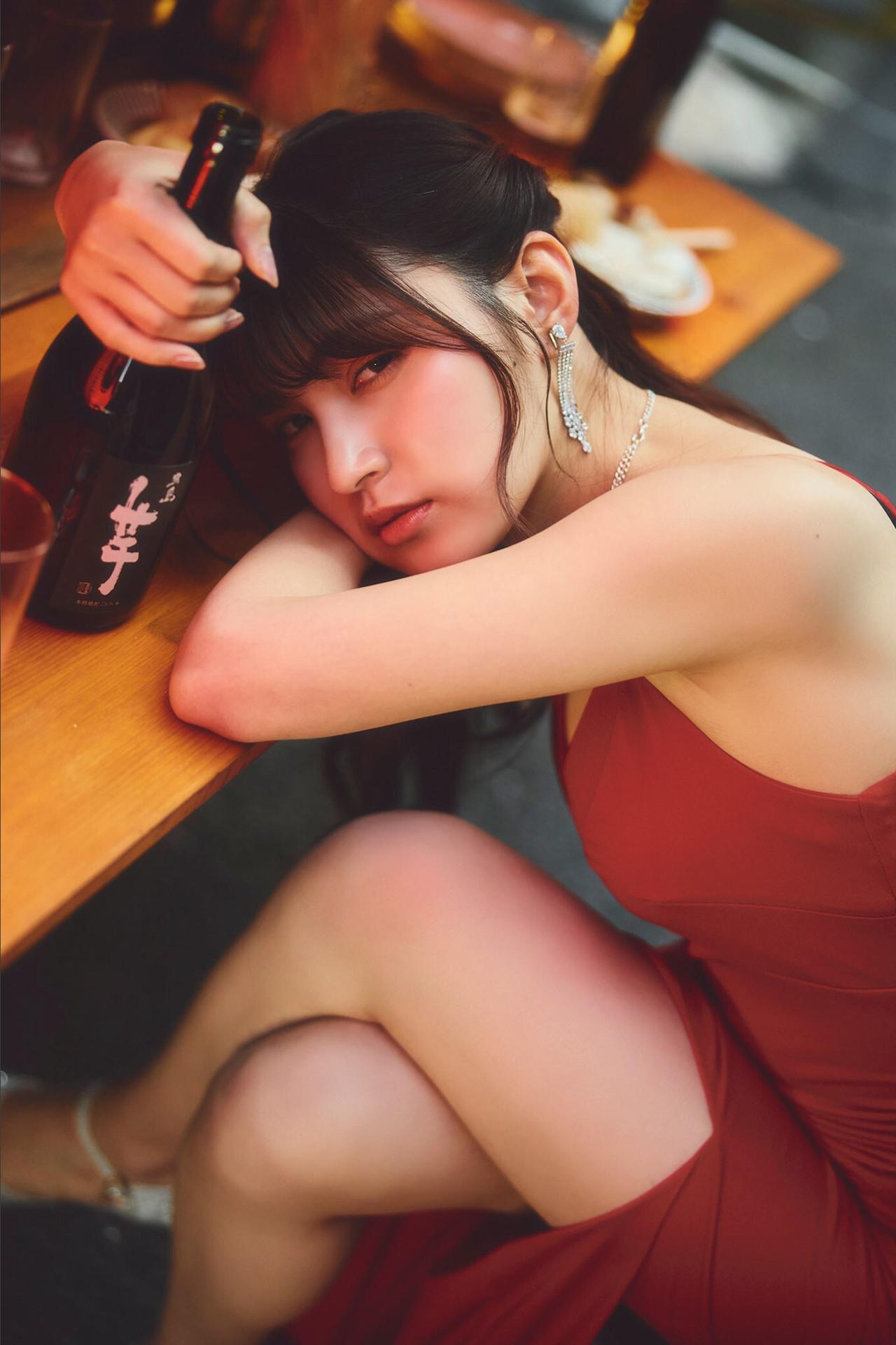 Yui Kojina 神志那結衣, SPA！デジタル写真集 「赤いドレスを脱いだら……」 Set.01(3)