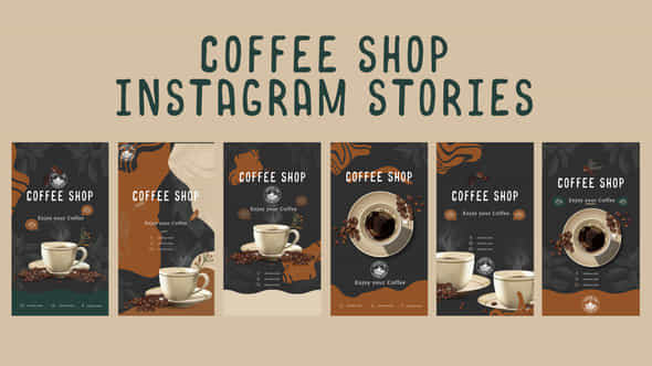 Coffee Shop Instagram Stories - VideoHive 48773032