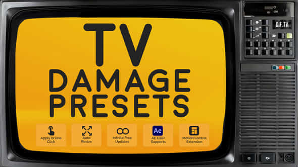 Tv Damage Presets 3 - VideoHive 51130479