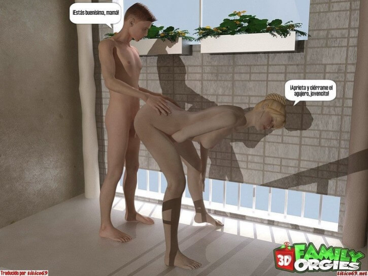 Madre e Hijo Comic Porno 3D - 16