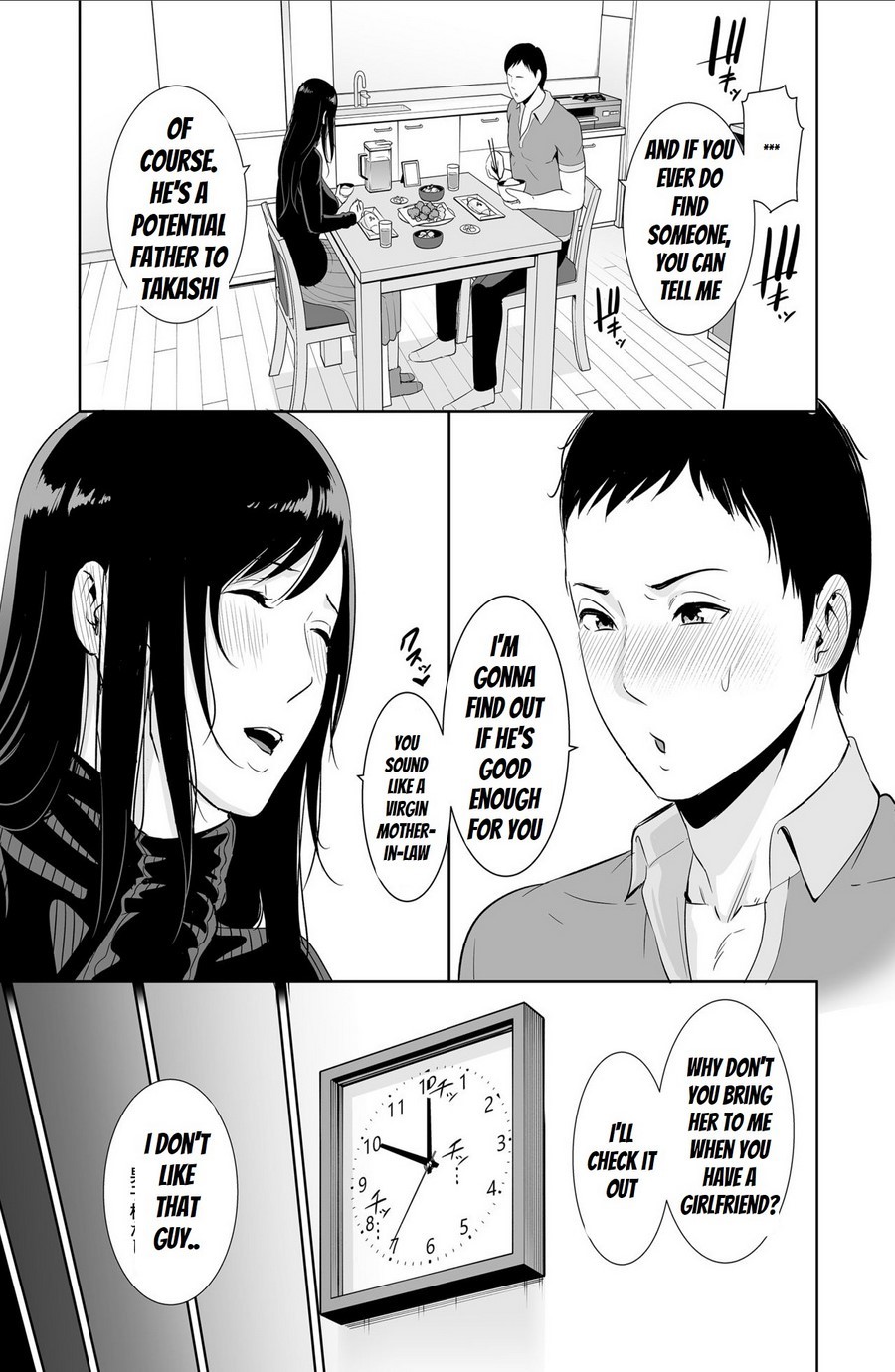 [Misaki (gonza)] Haha wa Yoru ni Saku Single Mother no Haishin Kiroku [英訳]