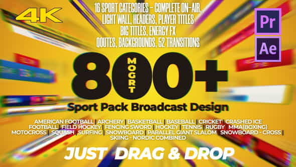 Sport Pack - Broadcast Design - VideoHive 32089771