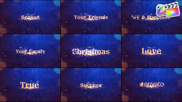 Christmas Wishes For Fcpx - VideoHive 49326591