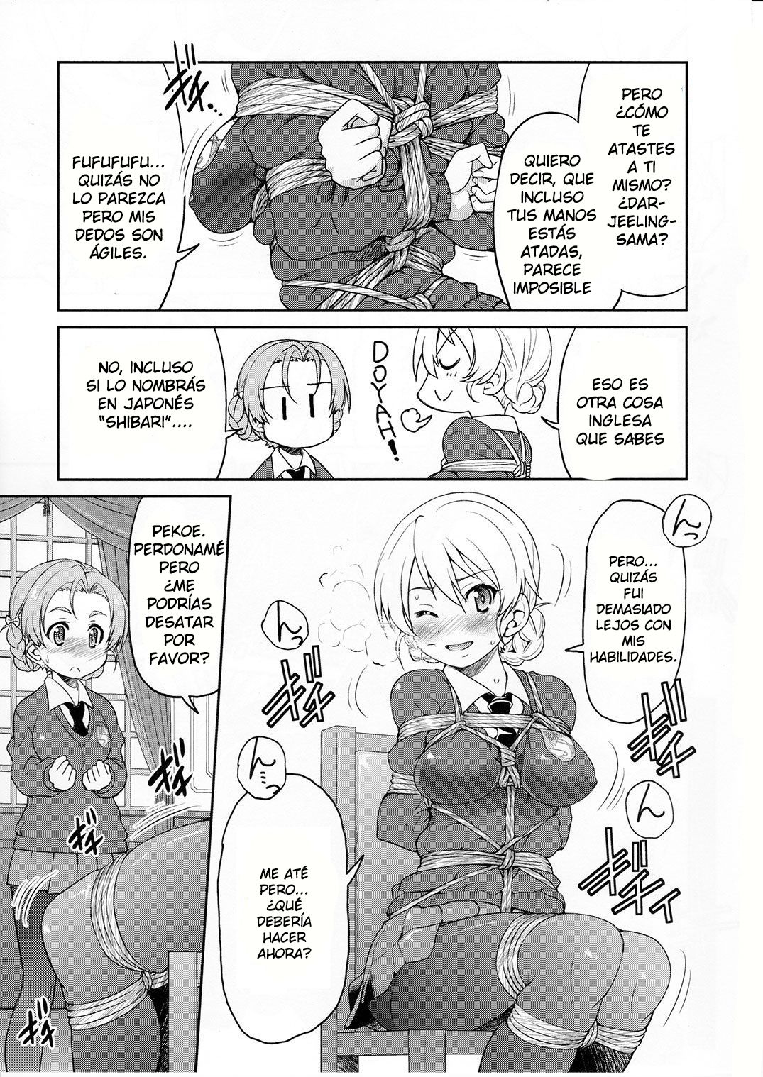 Darjeeling-sama Ichiban Shibari (Girls und Panzer) - 7