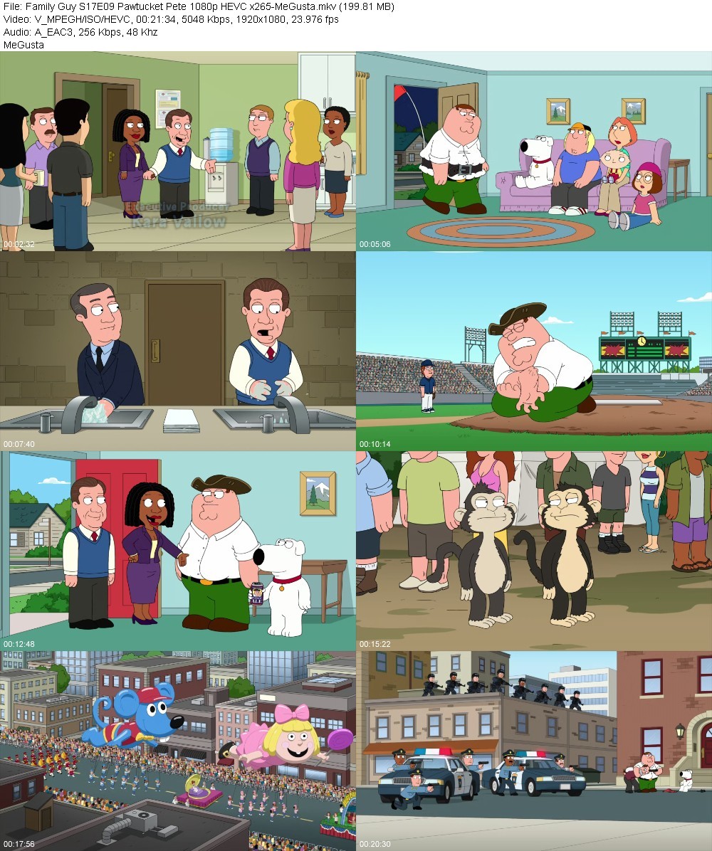 Family Guy S17E09 Pawtucket Pete 1080p HEVC x265-MeGusta