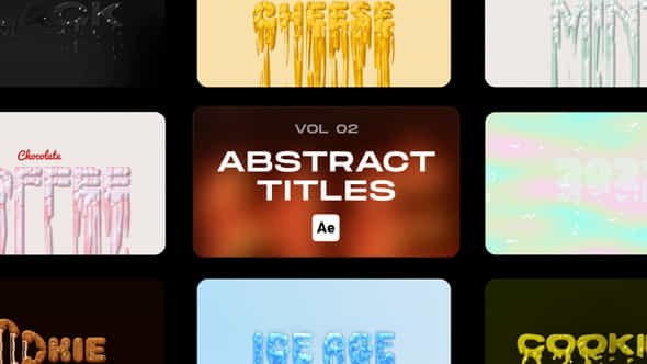 Abstract Titles Vol 02 - VideoHive 34629787