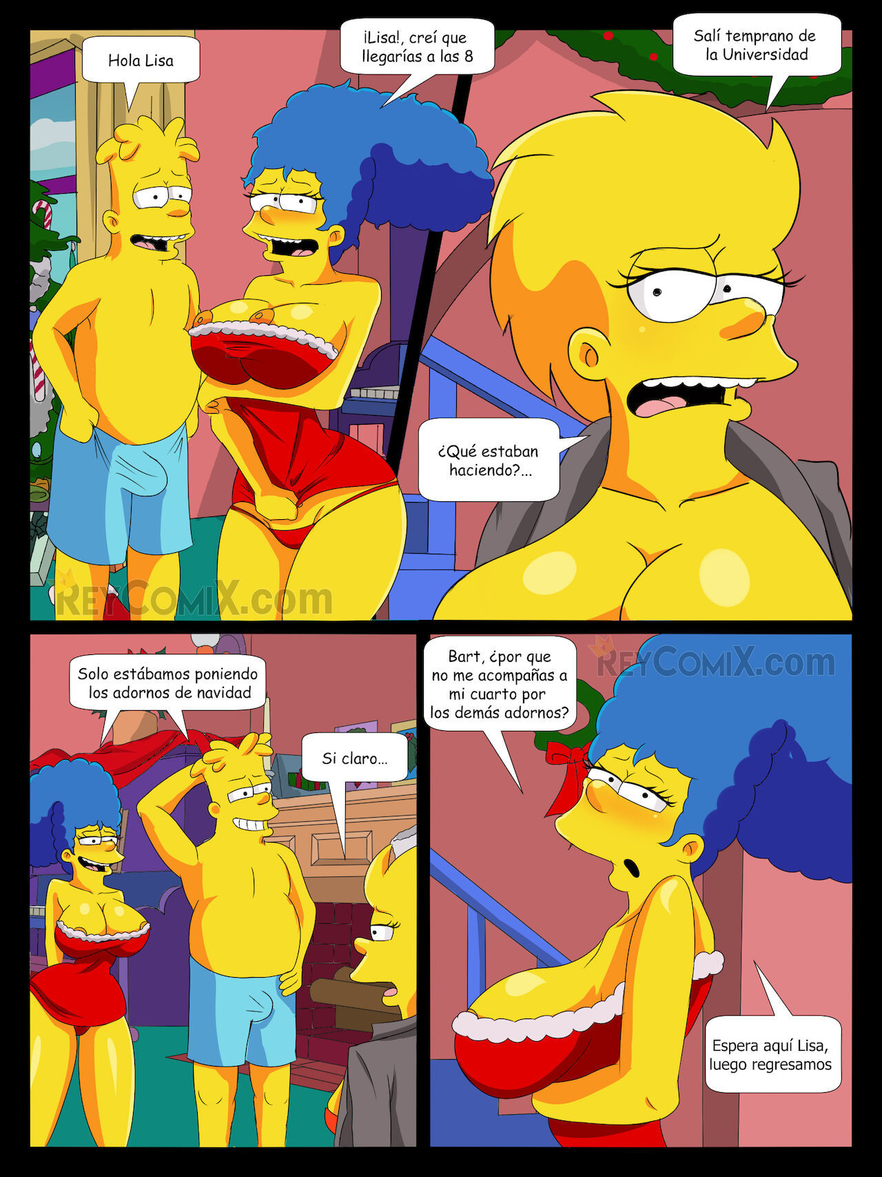 [ReyComiX] Navidad en Familia – Los Simpsons