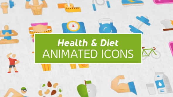 HealthDiet Modern Flat - VideoHive 25388729