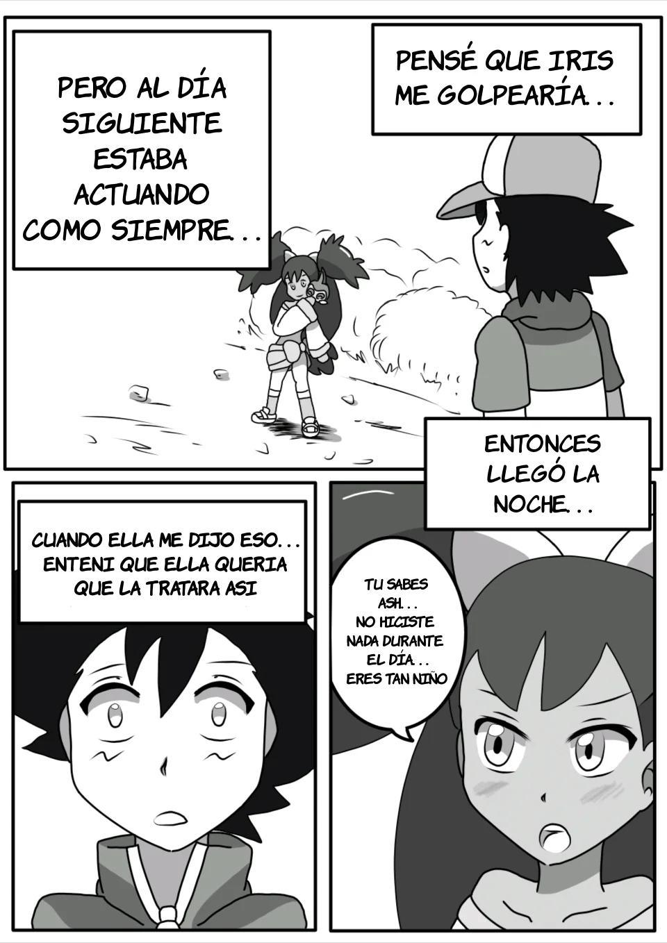 Enojo en Unova - Charla diaria de Ash y Chloe 4 - 5