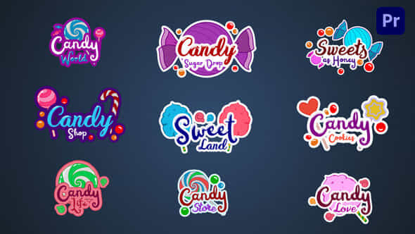 Candy Titles [Premiere - VideoHive 38750189