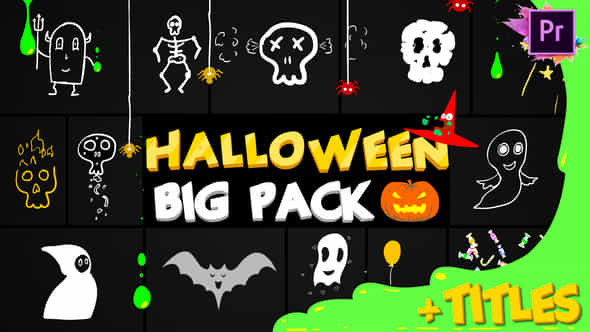 Halloween Party Elements - VideoHive 24931411